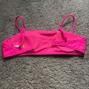 Pink swim top